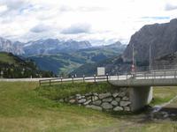 Passstraße über das Grödner Joch