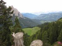Blick von der Seiser Alm nach Süden