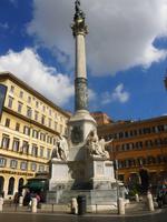Piazza di Spagna mit Colonna dell'Immacolata (Säule der Unbefleckten)