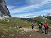 Am Fuß des Plattkofels