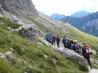 Wanderweg am Rosengarten