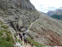 Wanderweg am Rosengarten