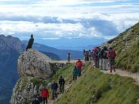 Wanderweg am Christosmannos Denkmal 