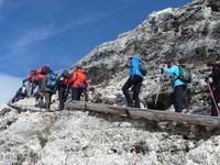 Weg zur Piz Boé Hütte 