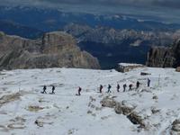 Weg zur Piz Boé Hütte 