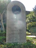 Nicht-Katholischer Friedhof (Cimitero Accatolico) - Grab von August Goethe