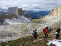 Wanderung vom Grödner Joch über das Cirjoch nach Kolfuschg / Foto Kobelt,G. 