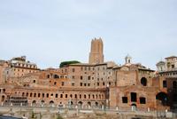 Teil der Kaiserforen hier die Markthalle (erstes Einkaufszentrum in der Antike)