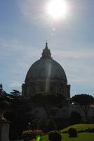 Kuppel des Petersdoms aus einer anderen Perspektive