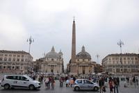 Piazza del Popolo in Richtung Via del Corso