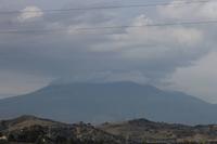 der Ätna - leider in den Wolken!