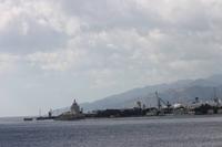 Fährüberfahrt Strasse von Messina (Rückblick auf Messina)