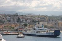 Fährüberfahrt Strasse von Messina (Ankunft in Villa San Giovanni)