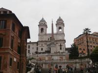 französische Kirche oberhalb der Spanischen Treppe