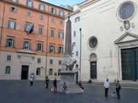 Obelisk mit Elefant am Piazza Della Minerva