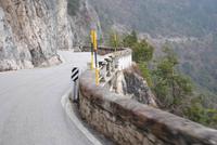 Mendelpasse - enge Serpentinstraße