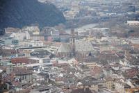 Blick auf Bozen von Oswaldpromenade aus