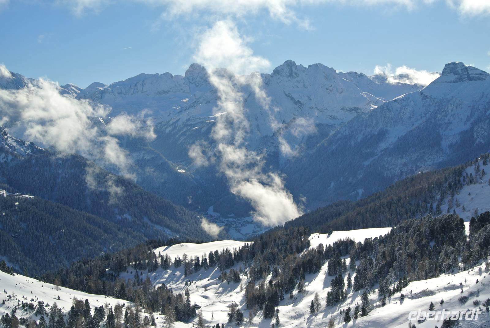 Dolomiten Bergpanorama große Rundfahrt