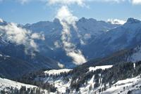 Dolomiten Bergpanorama große Rundfahrt