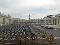 auf dem Petersplatz ...