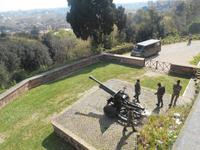 auf dem Gianicolo-Hügel ... (Vorbereitung zum 12-Uhr-Kanonenschuss)