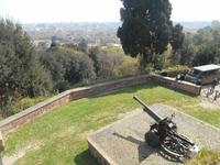 auf dem Gianicolo-Hügel ... (Vorbereitung zum 12-Uhr-Kanonenschuss)