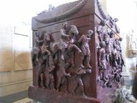 Besichtigung der Vatikanischen Museen (Römischer Sarkophag)