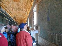 Besichtigung der Vatikanischen Museen (Galeria delle Carte Geografiche bzw. Galerie der Landkarten)