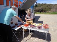 Vorbereitungen für das Picknick