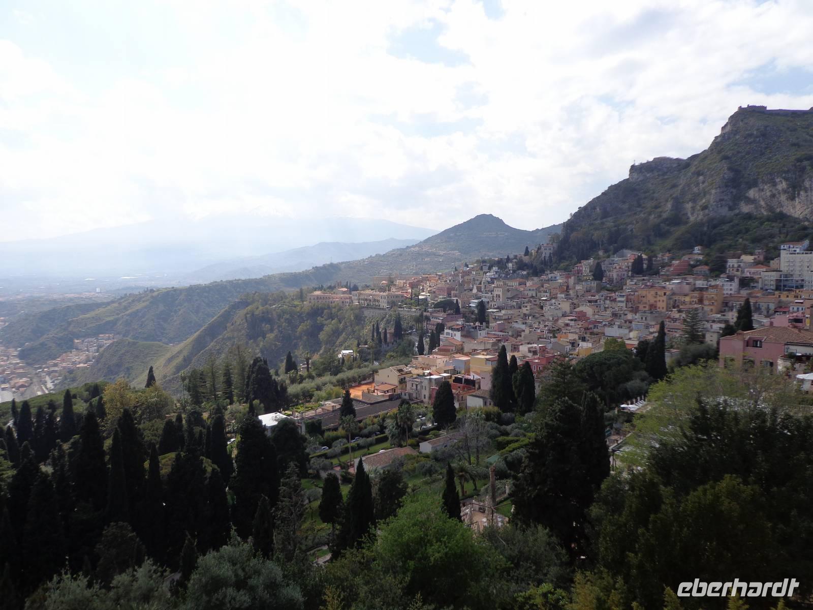 Blick auf Taormina