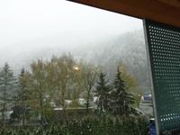  Über  Nacht hat es  in Sterzing nochmal geschneit.