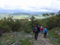 steiler Abstieg von der Festung