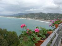 Blick auf den Strand bei Agropoli