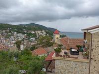 Blick von der Festung Agropoli auf die Stadt