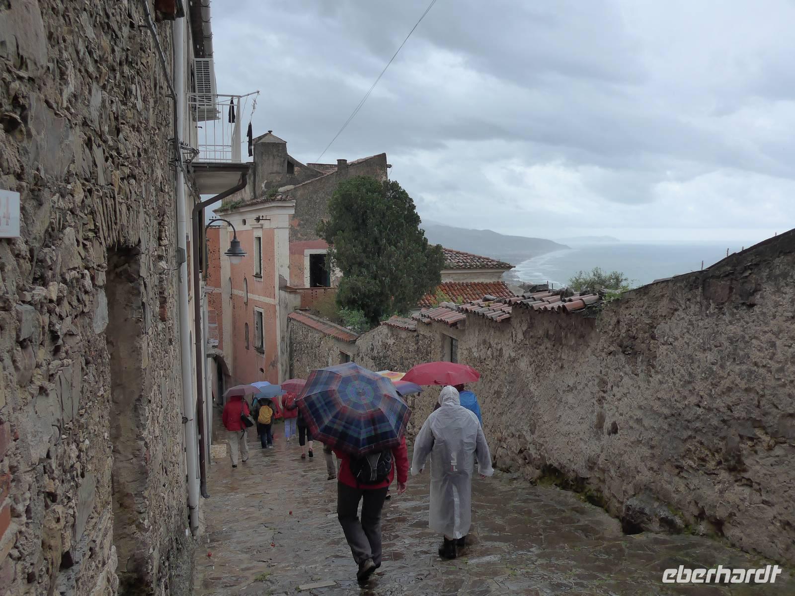 Casalvelino im Regen
