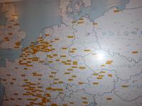 Karte mit allen Kartäuser Klöstern