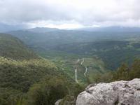 Blick auf die Schnellstrasse im Cilento