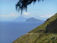 Inselrundfahrt Lipari (Blick zu den Inseln Stromboli und Panarea)
