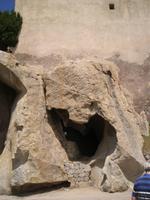 Calvi an der Stadtmauer auf dem Rückweg von der. 