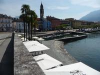 Ein Tag in der Schweiz. Ascona mit einer wunderbaren Strandpromenade, zum Verlieben.