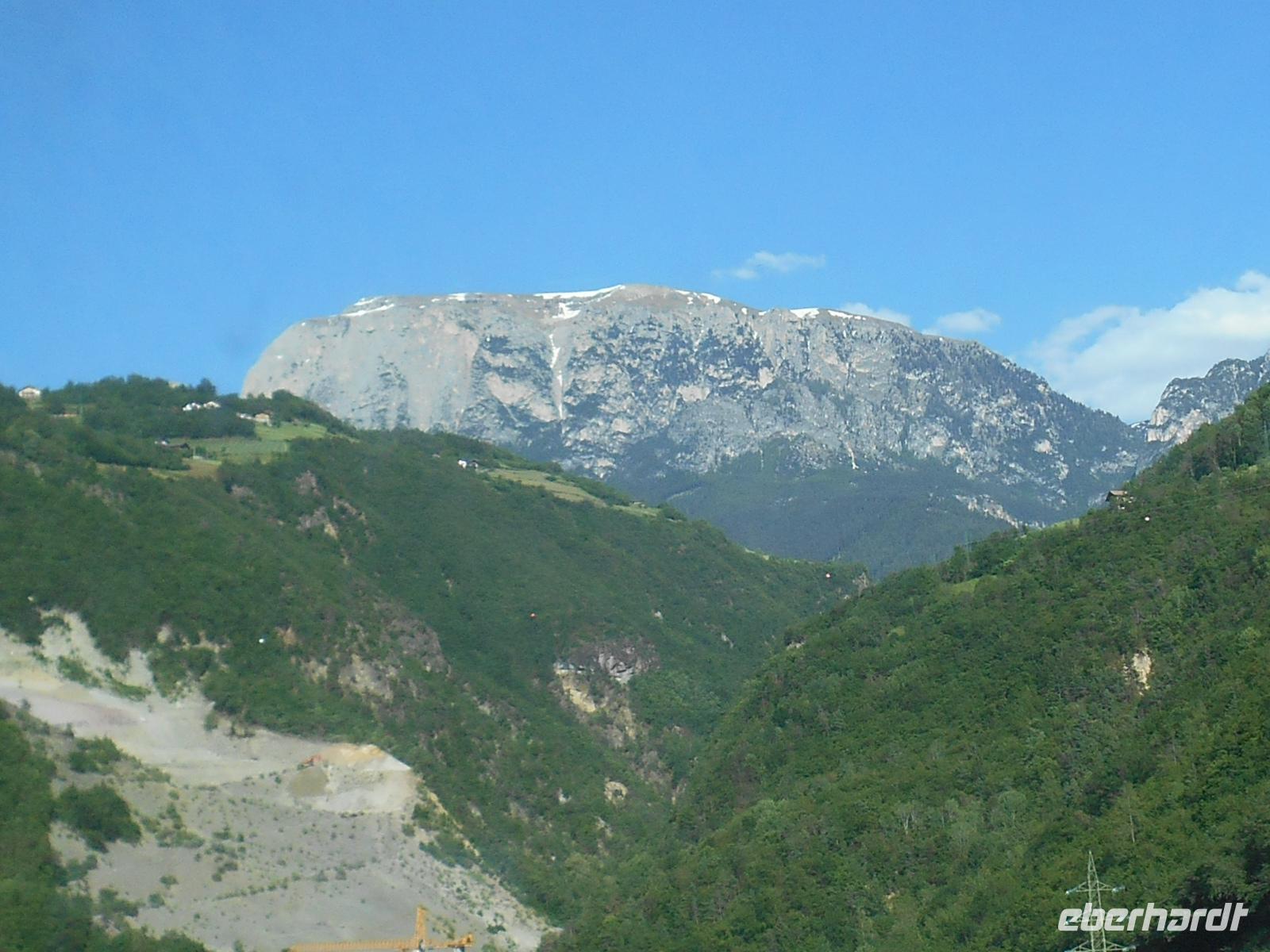 auf der Rückfahrt ... (Südtirol - Blick auf den Schlern)