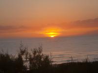 Sonnenuntergang an der toskanischen Küste