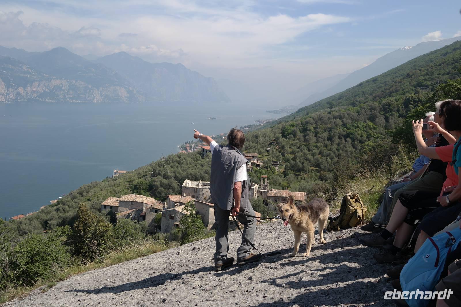 ...mit tollem Blick auf den Gardasee