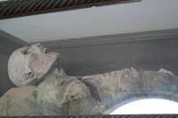 Mumien von Eremiten, die hier gelebt haben