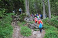 Rückweg von den Vallesinella-Wasserfällen