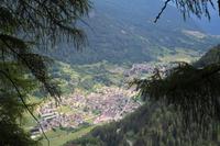 Blick auf Pejo Paese