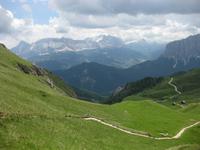 Blick vom Joch der Peitlerscharte 