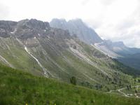 Blick zu den Villnösser Geisler Spitzen 