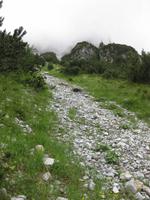 Geröllfelder am Dolomieu-Weg