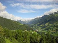 Auf der Fahrt zum Jaufenpass - Blick in's Ratschingstal